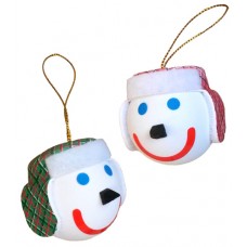 (2005) Jack in the Box TOASTY Winter Hat Car Antenna Ball / Auto Dashboard Accessory (Set of 2) 